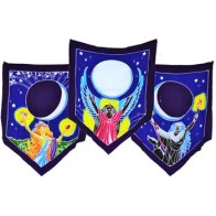 Banderas de Oración Triple Luna 60\" x 29\"