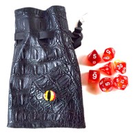 Red/Yellow Eye Bag Gaming Dice for Magic