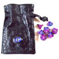 Purple Eye Bag Gaming Dice