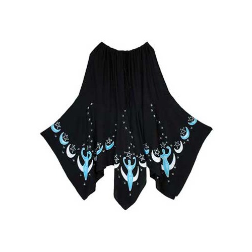 Black Moon Goddess Long Skirt Fashion