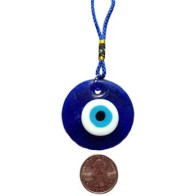 Colgante de Vidrio Ojo Maligno 60mm para Protección