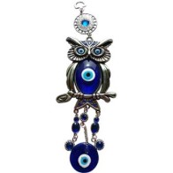 Watching Owl Evil Eye Wall Hanging