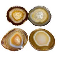 Set of 4 Agate Altar Tiles