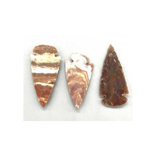 2 inch Arrowhead Jasper Stone