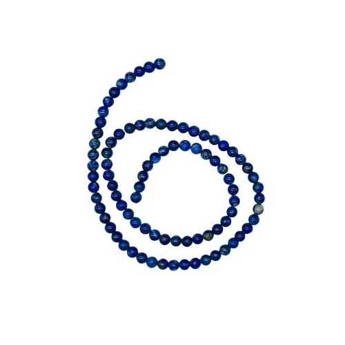 Cuentas de Lapis Lazuli de 4mm para Fabricación de Joyas