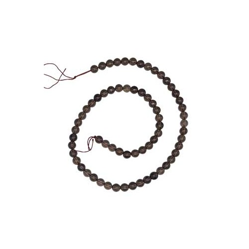 6 mm Smoky Quartz Beads for Jewelry Making