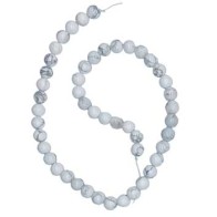 8mm Howlite Beads for Crafting Jewelry