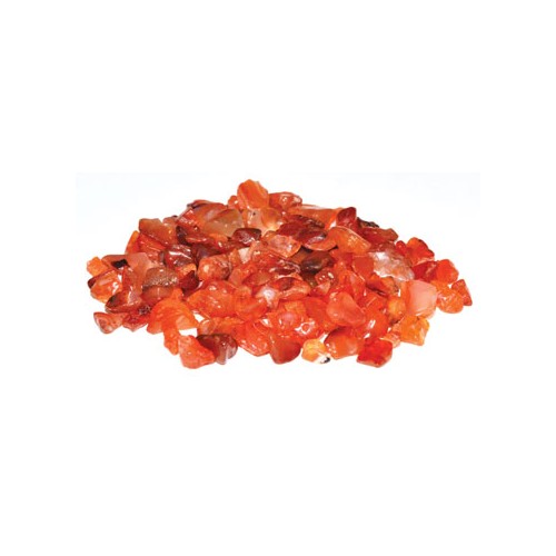 1 lb Carnelian Tumbled Chips 3-5mm