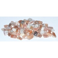 1 lb Moonstone Tumbled Chips for Crafts