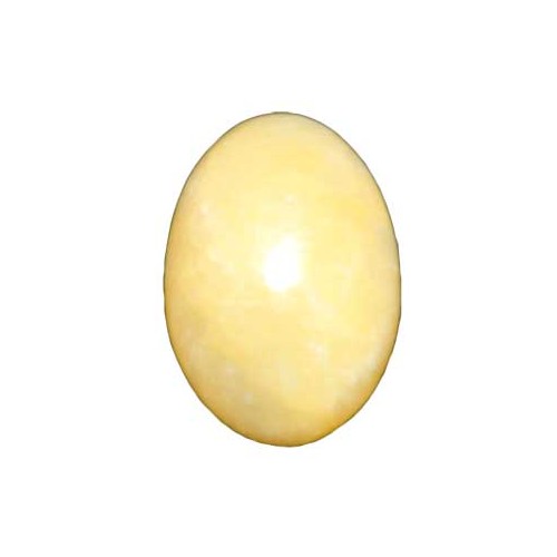 2" Yellow Calcite Egg for Emotional Healing