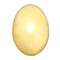 2" Yellow Calcite Egg for Emotional Healing