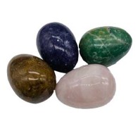 Various Crystal and Stone Eggs Collection