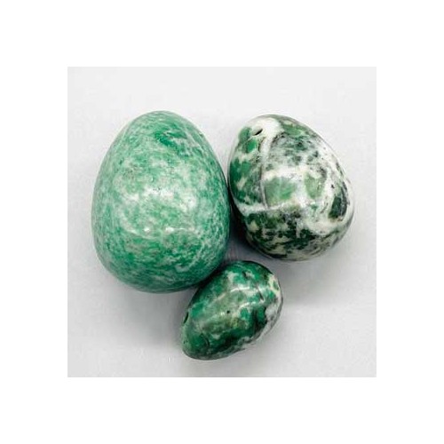 Set of 3 Jade Yoni Eggs for Healing