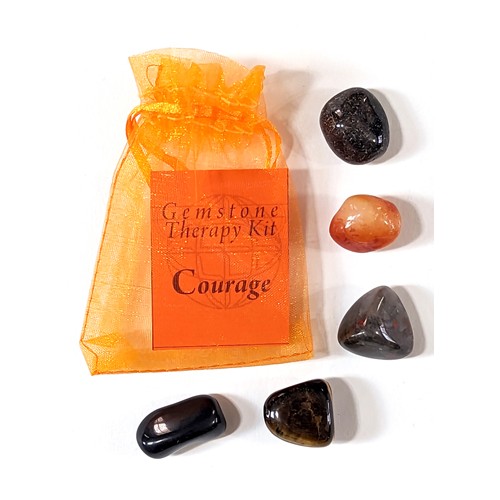 Courage Gemstone Therapy Kit for Empowerment