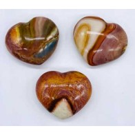 1 1/4" Polychrome Jasper Heart for Creativity