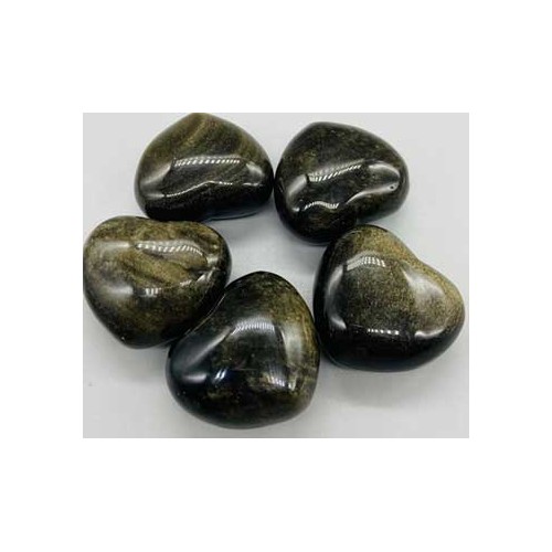 Golden Heart Obsidian for Manifestation