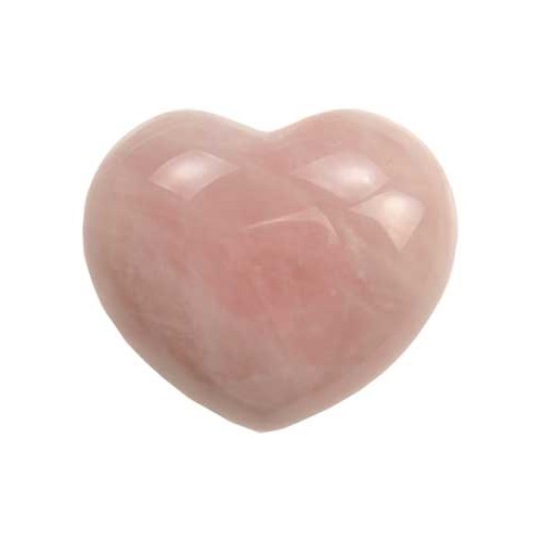 1 3/4" Polished Rose Quartz Heart