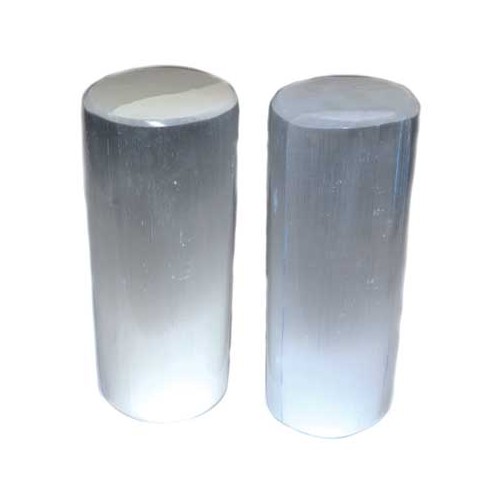 Set of 2 Selenite Harmonizers Meditation Tools