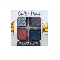 Set of 4 Pentagram Ice Gemstones