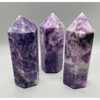 5+" Lepidolite Obelisk for Tranquility