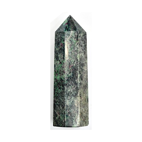 6-inch Ruby Zoisite W Mica Obelisk - Unique Healing Crystal