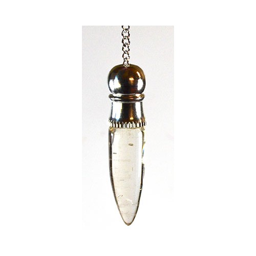 Chambered Quartz Pendulum