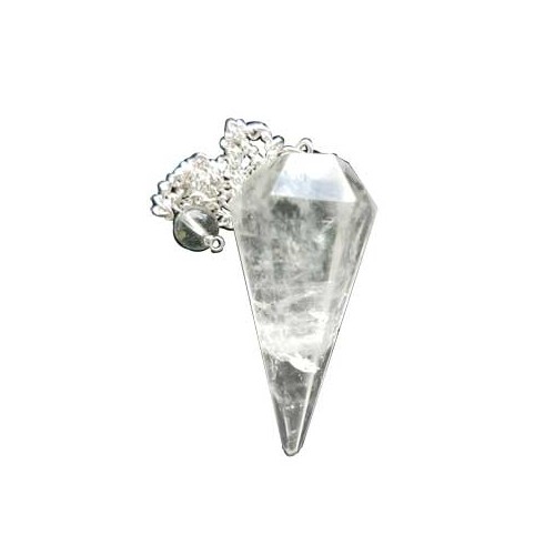 6-Sided Quartz Pendulum for Divination and Healing