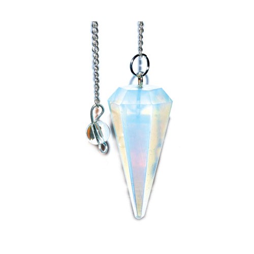 6-Sided Opalite Pendulum for Psychic Enhancement