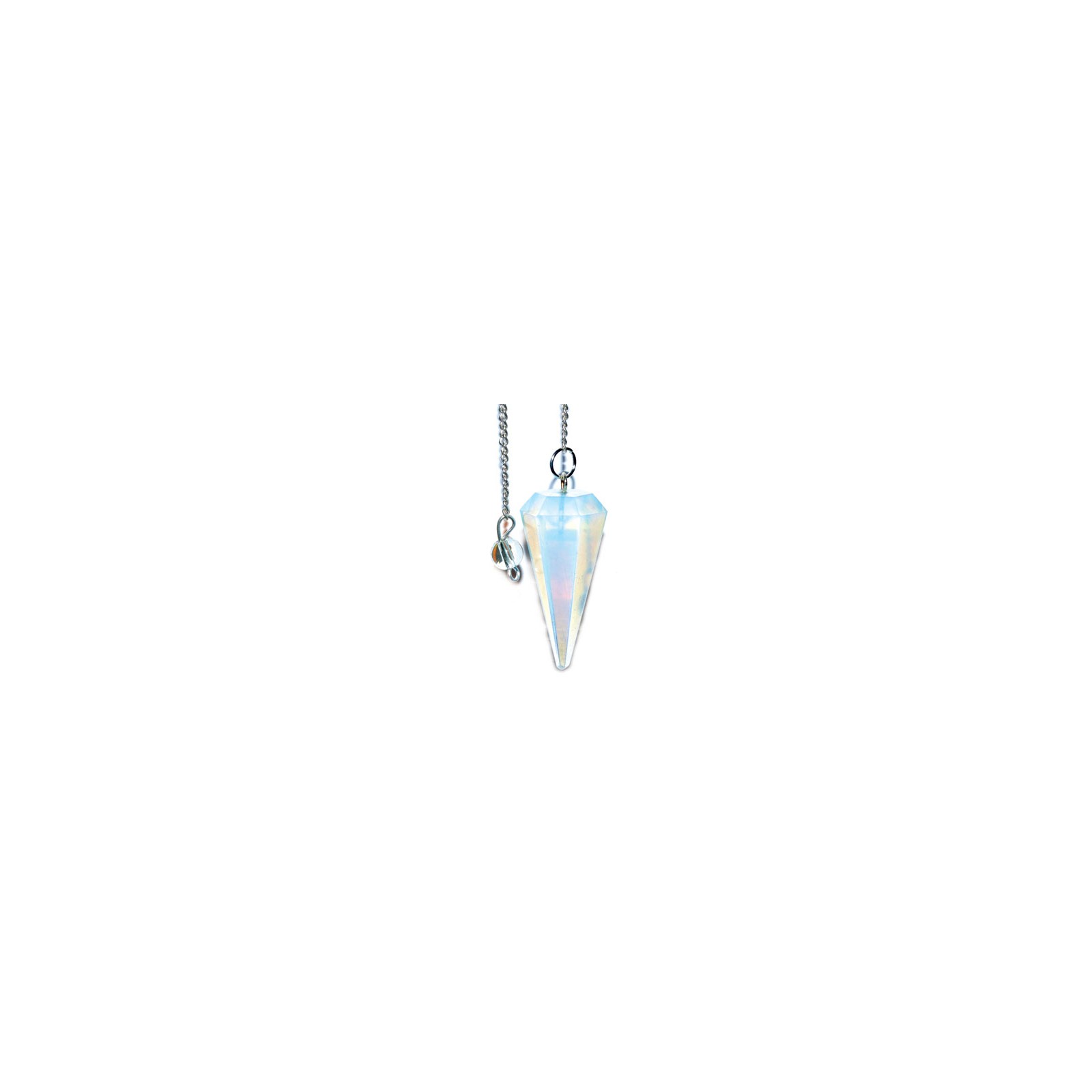 6-Sided Opalite Pendulum for Psychic Enhancement