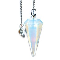 6-Sided Opalite Pendulum for Psychic Enhancement