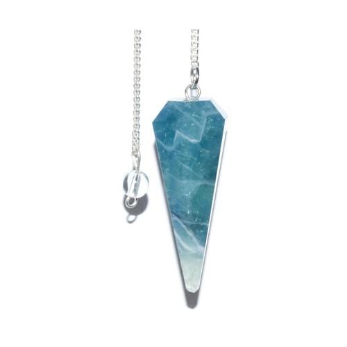 6-sided Green Fluorite Pendulum for Divination