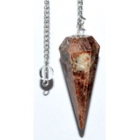 6-Sided Garnet Pendulum for Divination