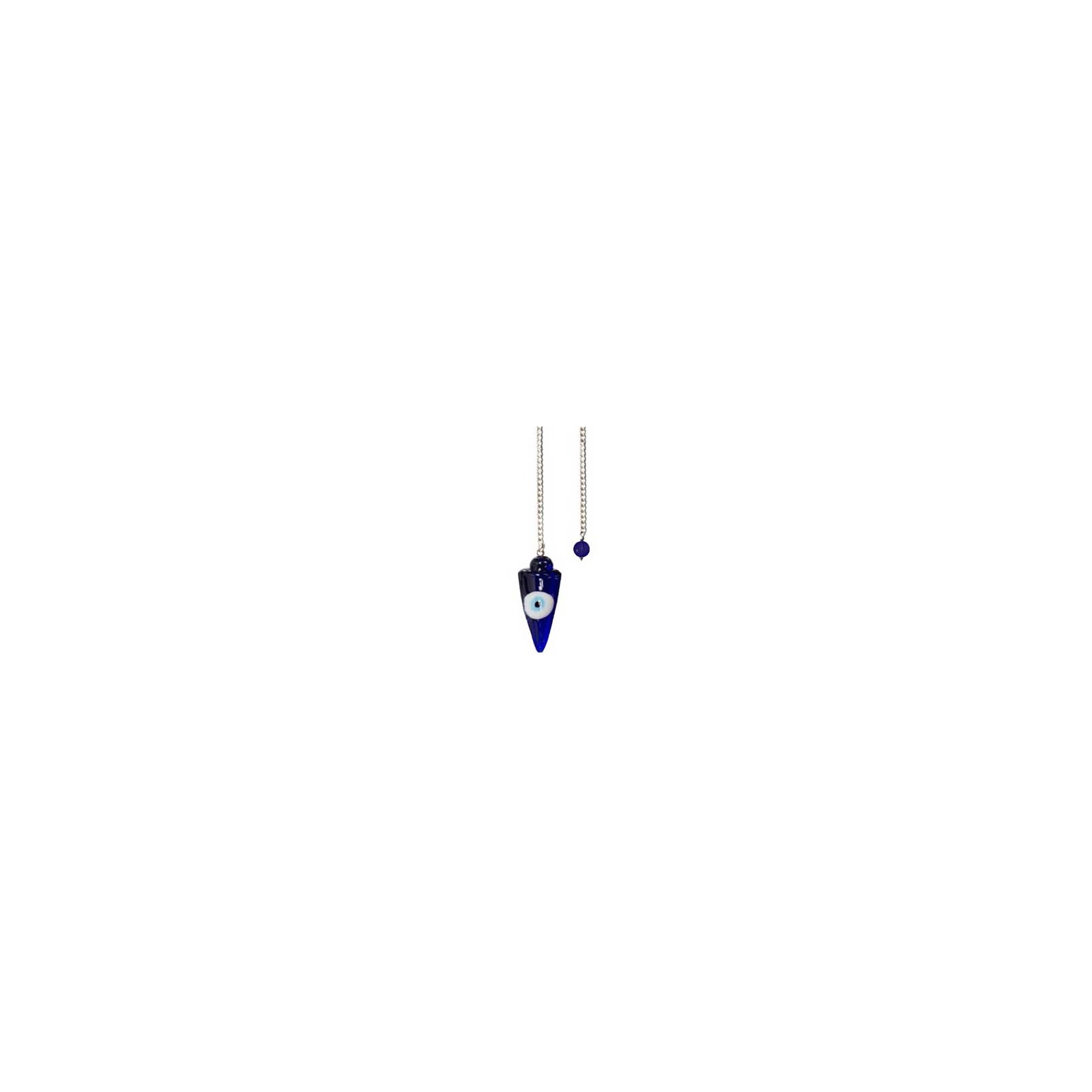 Glass Evil Eye Pendulum for Protection