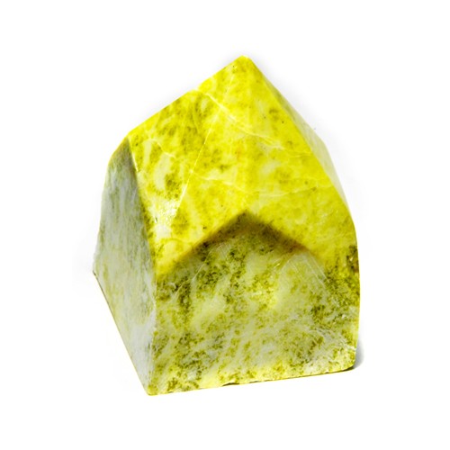 Yellow Jade Polished Point for Chakra Work