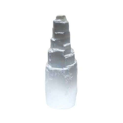 Selenite Iceberg Point for Energy Clearing