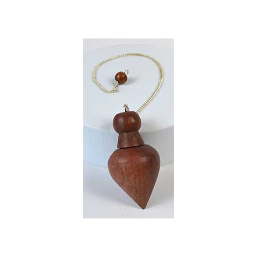 Wooden Pendulum with Hidden Storage for Spiritual Practices