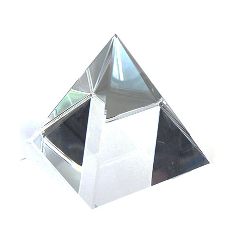 6cm Crystal Pyramid for Home Decor