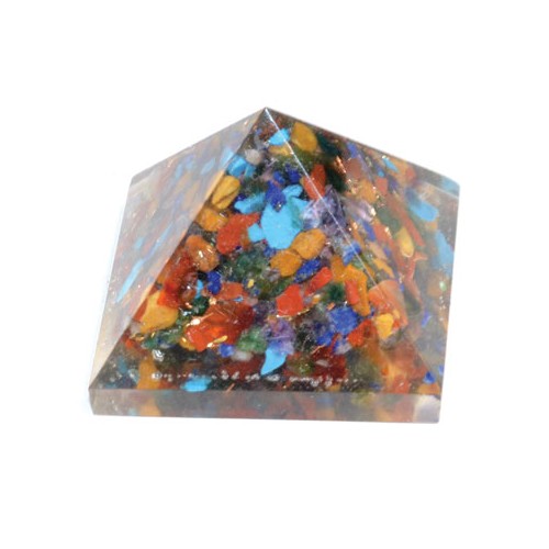 25-30mm Orgone Mixed Stone Pyramid