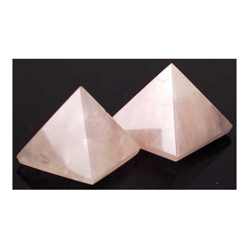 Rose Quartz Pyramid for Crystal Healing