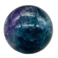 40mm Rainbow Fluorite Sphere