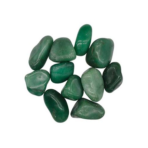 1 lb de Pebbles de Aventurina Verde para la Suerte