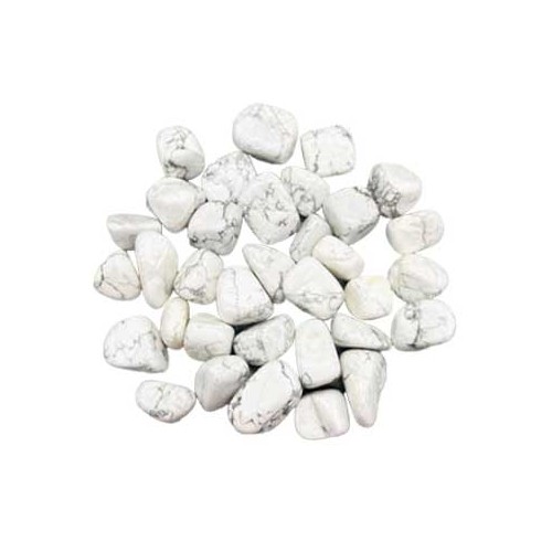 Piedras Tumbadas de Howlite Blanca para la Calma