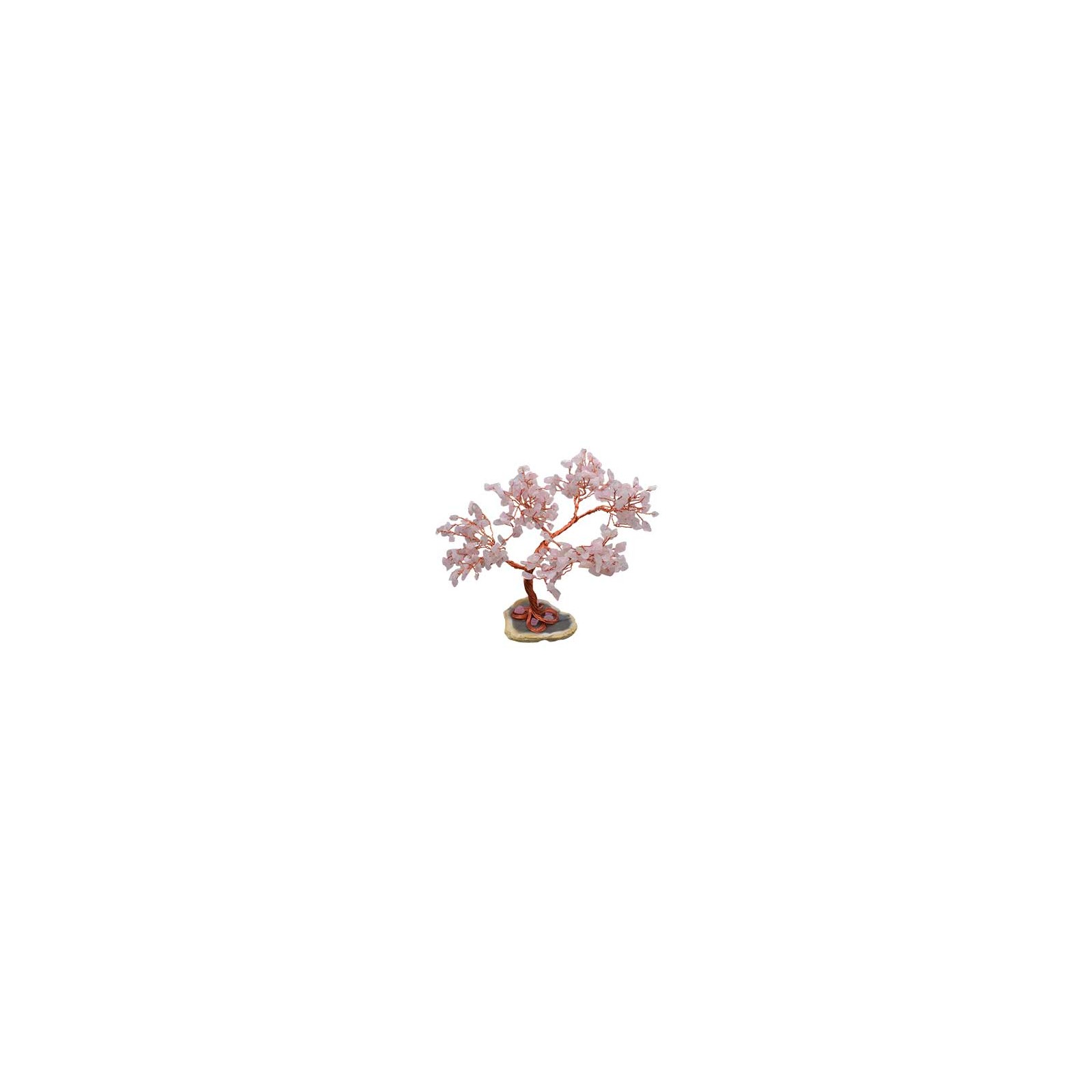 Beautiful Rose Quartz Gemstone Tree for Healing