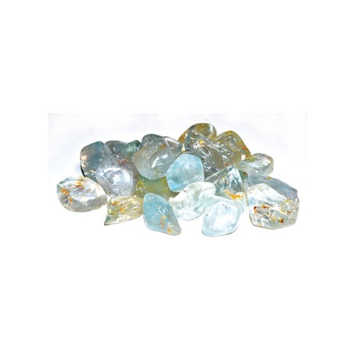 1 lb Blue Topaz Tumbled Stones for Calm