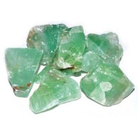 Piedras de Calcita Verde Sin Pulir de 1 lb