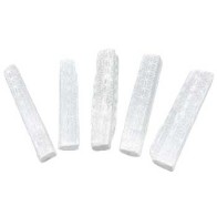 Set of 5 Selenite Mini Sticks (4")