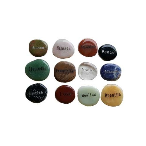 Inspirational Worry Stone for Positivity