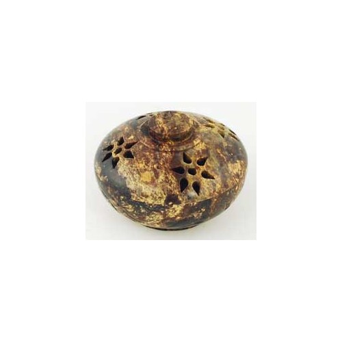 Soapstone Floral Incense Burner for Aromatherapy