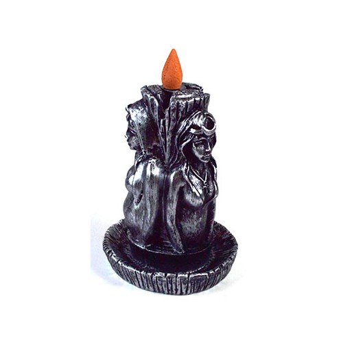 5 1/2" Maiden, Mother, Crone Backflow Incense Burner