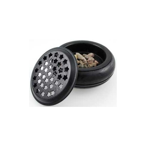 Starry Screen Black Charcoal Burner for Incense